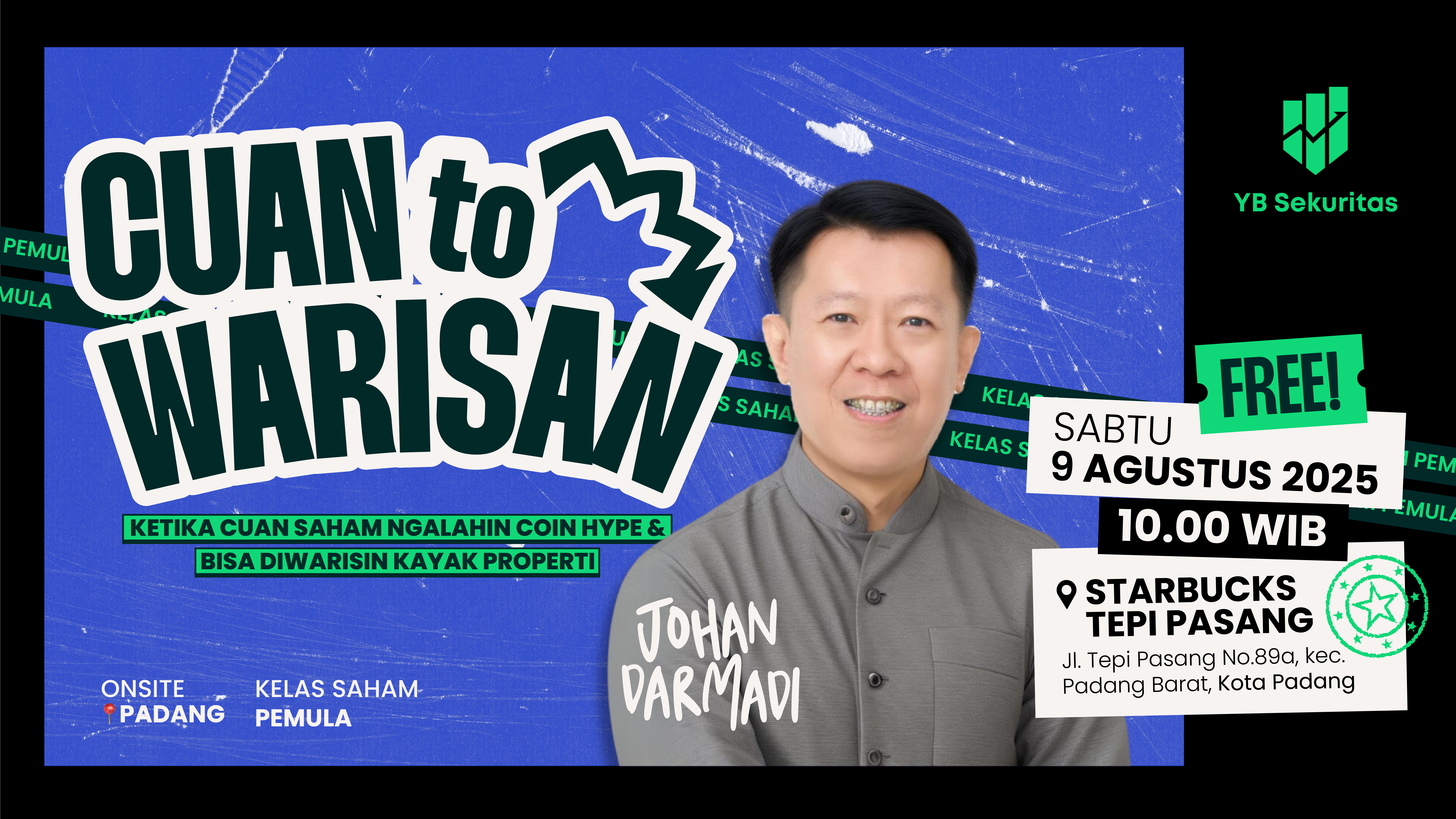 CUAN TO WARISAN Banner